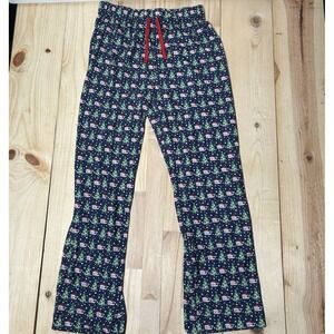 Vineyard Vines Boy's M (12-14) Santa Deep Bay Whale Christmas Tree Lounge Pants